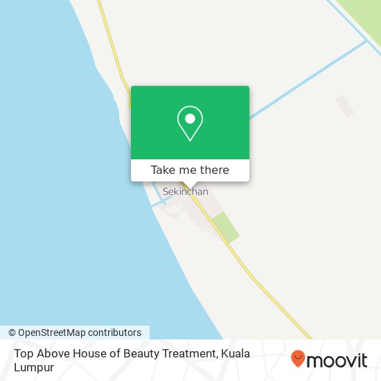 Top Above House of Beauty Treatment map