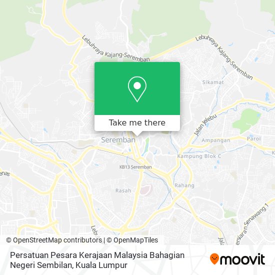Persatuan Pesara Kerajaan Malaysia Bahagian Negeri Sembilan map