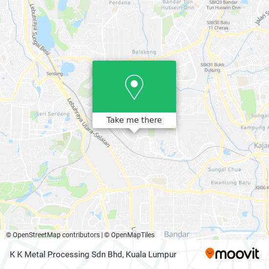 K K Metal Processing Sdn Bhd map