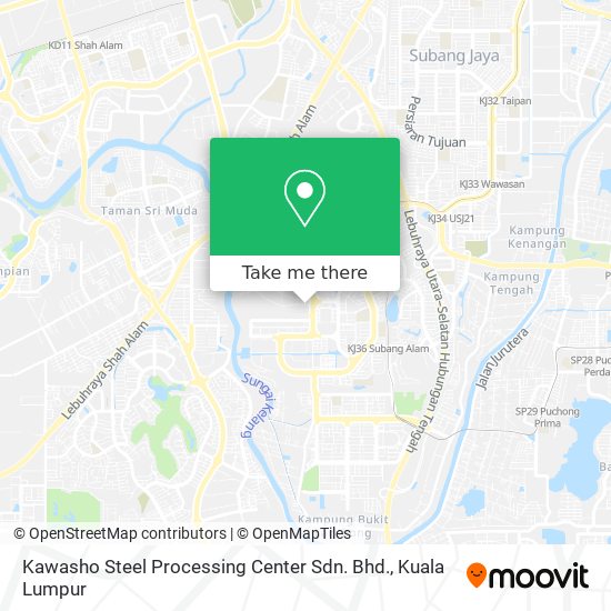 Kawasho Steel Processing Center Sdn. Bhd. map