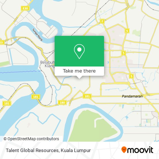 Talent Global Resources map