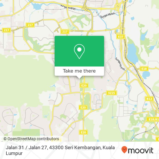 Peta Jalan 31 / Jalan 27, 43300 Seri Kembangan