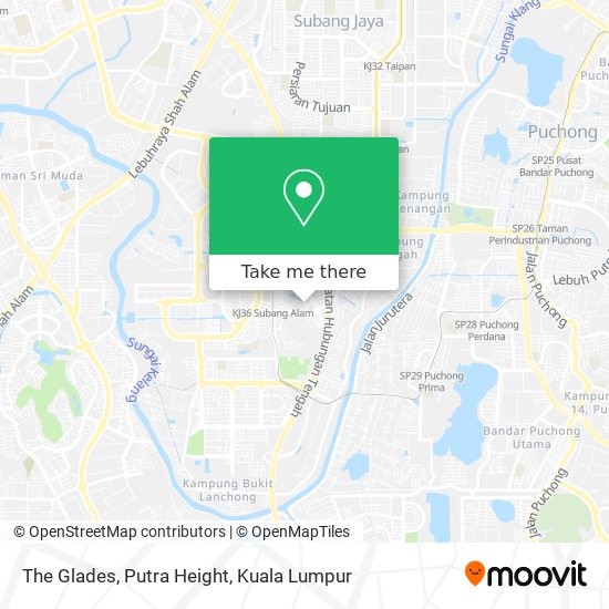 The Glades, Putra Height map