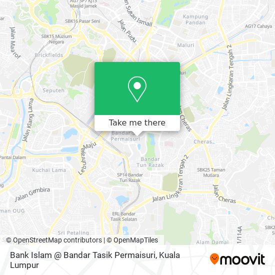 Bank Islam @ Bandar Tasik Permaisuri map