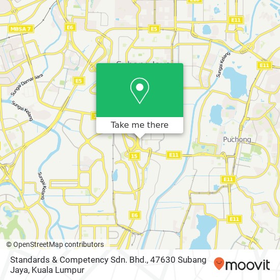 Standards & Competency Sdn. Bhd., 47630 Subang Jaya map