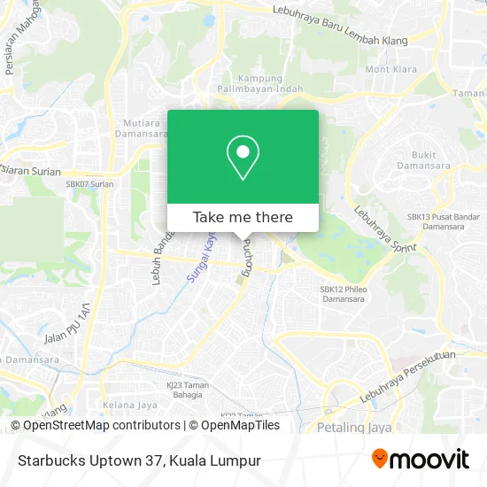 Starbucks Uptown 37 map