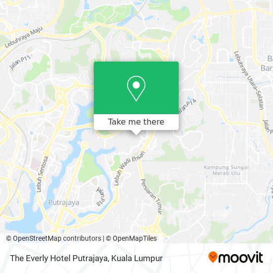 The Everly Hotel Putrajaya map