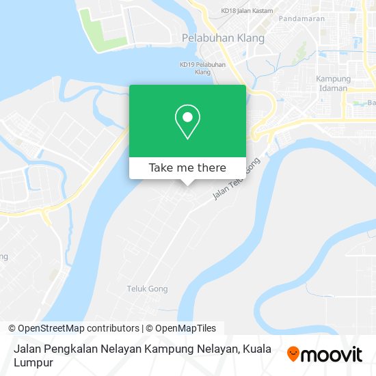 Peta Jalan Pengkalan Nelayan Kampung Nelayan