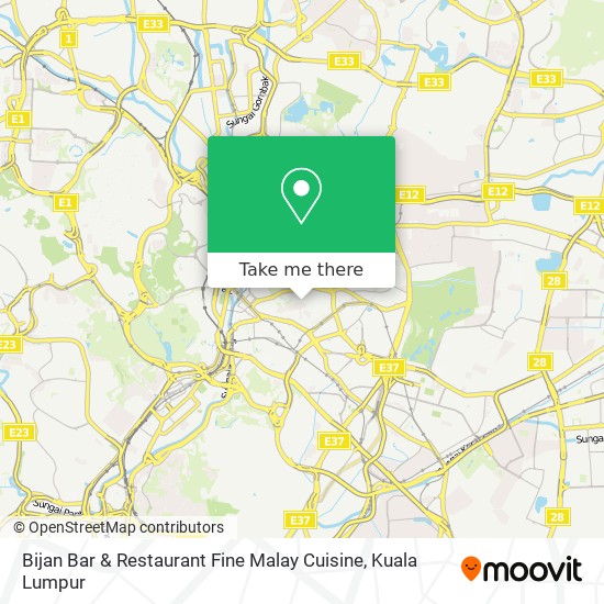 Bijan Bar & Restaurant Fine Malay Cuisine map
