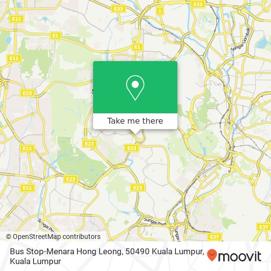 Bus Stop-Menara Hong Leong, 50490 Kuala Lumpur map