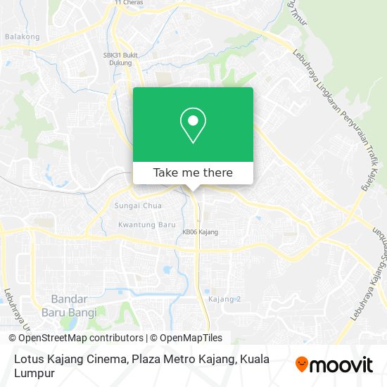 Peta Lotus Kajang Cinema, Plaza Metro Kajang