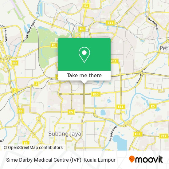 Sime Darby Medical Centre (IVF) map