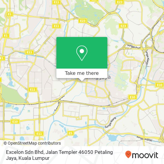 Peta Excelon Sdn Bhd, Jalan Templer 46050 Petaling Jaya