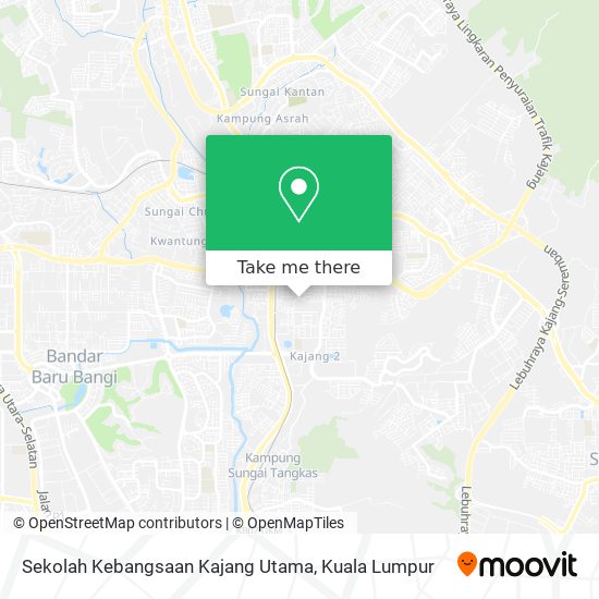 Peta Sekolah Kebangsaan Kajang Utama