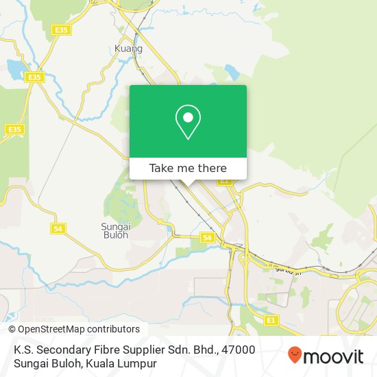 K.S. Secondary Fibre Supplier Sdn. Bhd., 47000 Sungai Buloh map