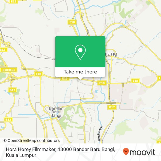 Peta Hora Horey Filmmaker, 43000 Bandar Baru Bangi