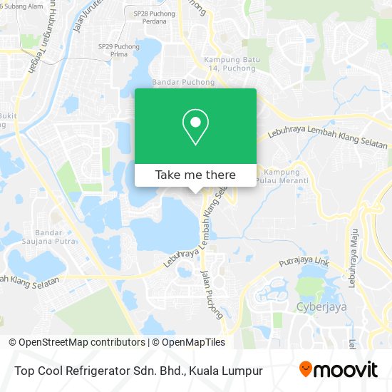 Peta Top Cool Refrigerator Sdn. Bhd.