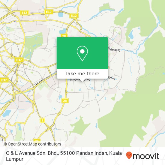 C & L Avenue Sdn. Bhd., 55100 Pandan Indah map