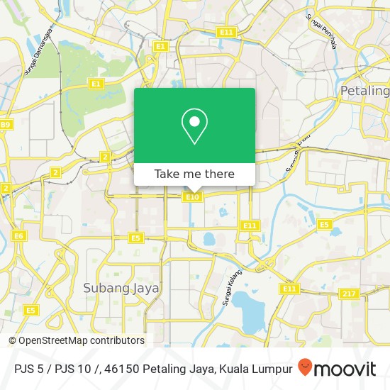 PJS 5 / PJS 10 /, 46150 Petaling Jaya map