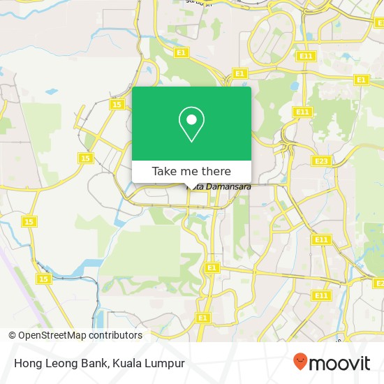 Hong Leong Bank map