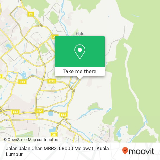 Jalan Jalan Chan MRR2, 68000 Melawati map