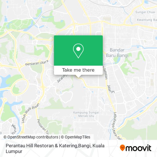 Peta Perantau Hill Restoran & Katering,Bangi