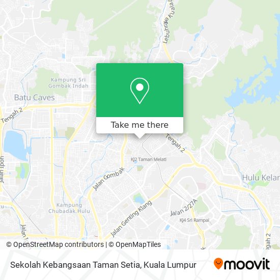 Sekolah Kebangsaan Taman Setia map