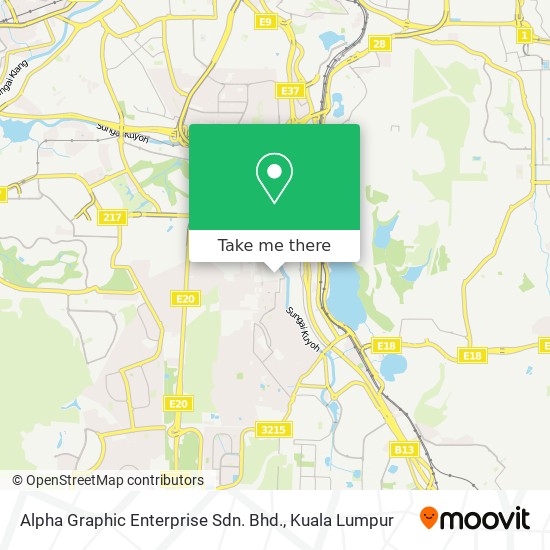 Alpha Graphic Enterprise Sdn. Bhd. map