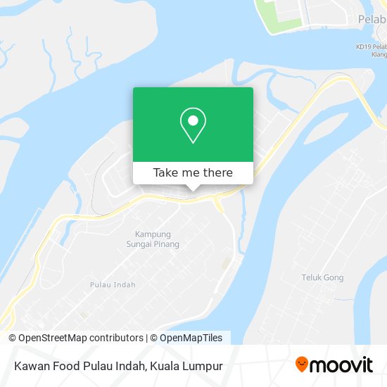Peta Kawan Food Pulau Indah