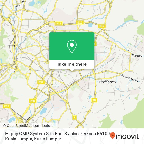 Happy GMP System Sdn Bhd, 3 Jalan Perkasa 55100 Kuala Lumpur map