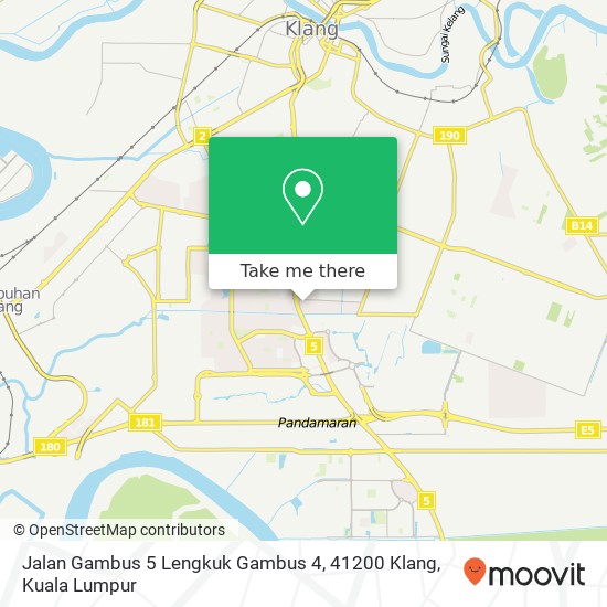 Jalan Gambus 5 Lengkuk Gambus 4, 41200 Klang map