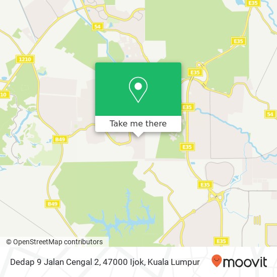 Dedap 9 Jalan Cengal 2, 47000 Ijok map