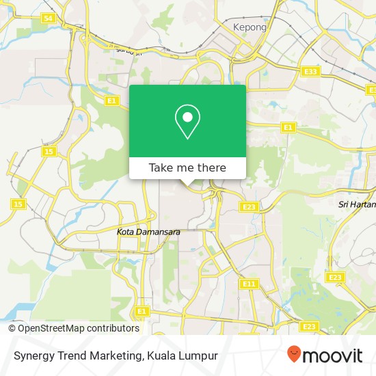 Synergy Trend Marketing map