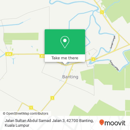 Jalan Sultan Abdul Samad Jalan 3, 42700 Banting map