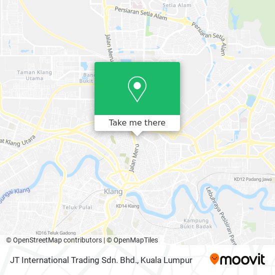 JT International Trading Sdn. Bhd. map
