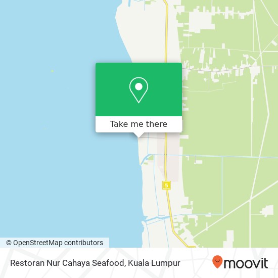 Restoran Nur Cahaya Seafood, 45800 Jeram map