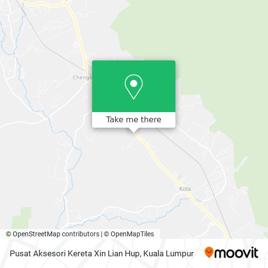 Peta Pusat Aksesori Kereta Xin Lian Hup