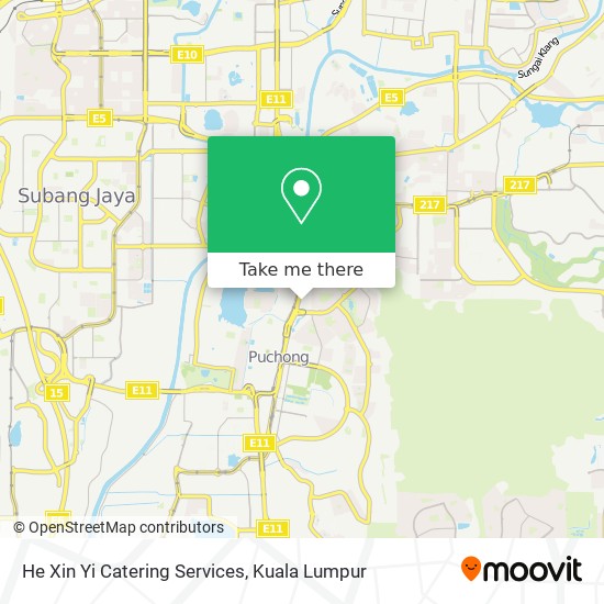 He Xin Yi Catering Services map