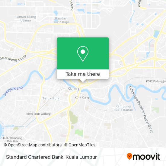 Standard Chartered Bank map