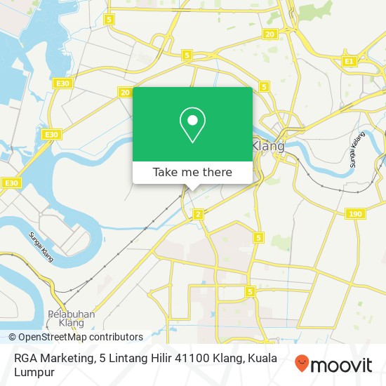 RGA Marketing, 5 Lintang Hilir 41100 Klang map