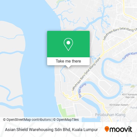Asian Shield Warehousing Sdn Bhd map