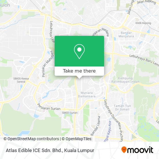 Atlas Edible ICE Sdn. Bhd. map