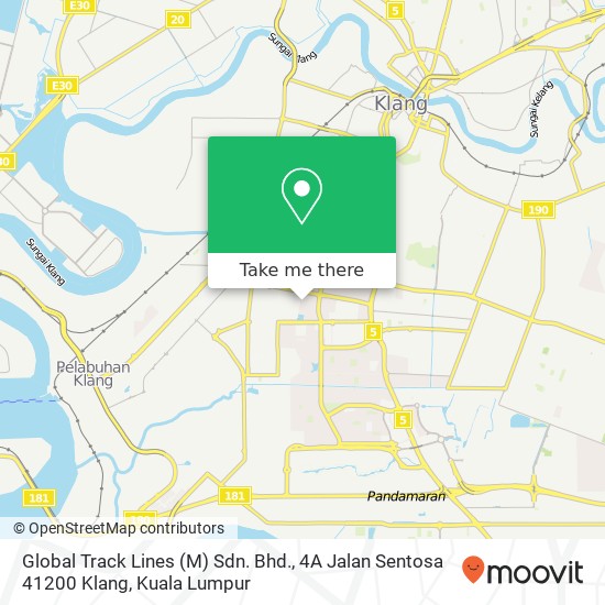 Peta Global Track Lines (M) Sdn. Bhd., 4A Jalan Sentosa 41200 Klang