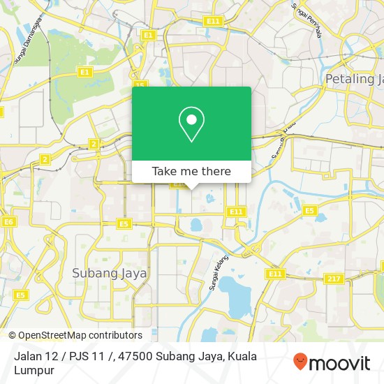 Jalan 12 / PJS 11 /, 47500 Subang Jaya map