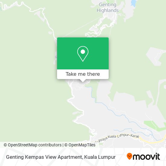 Genting Kempas View Apartment map