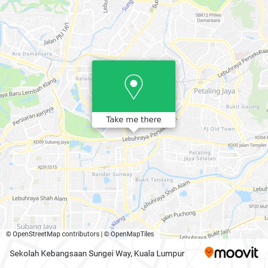 Sekolah Kebangsaan Sungei Way map