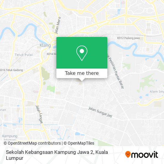 Sekolah Kebangsaan Kampung Jawa 2 map