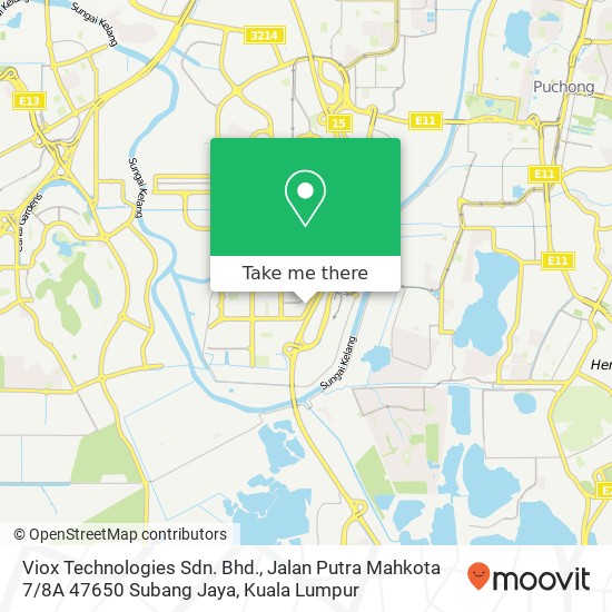 Viox Technologies Sdn. Bhd., Jalan Putra Mahkota 7 / 8A 47650 Subang Jaya map