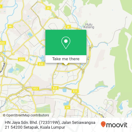 HN Jaya Sdn. Bhd. (723319W), Jalan Setiawangsa 21 54200 Setapak map