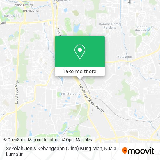 Sekolah Jenis Kebangsaan (Cina) Kung Man map